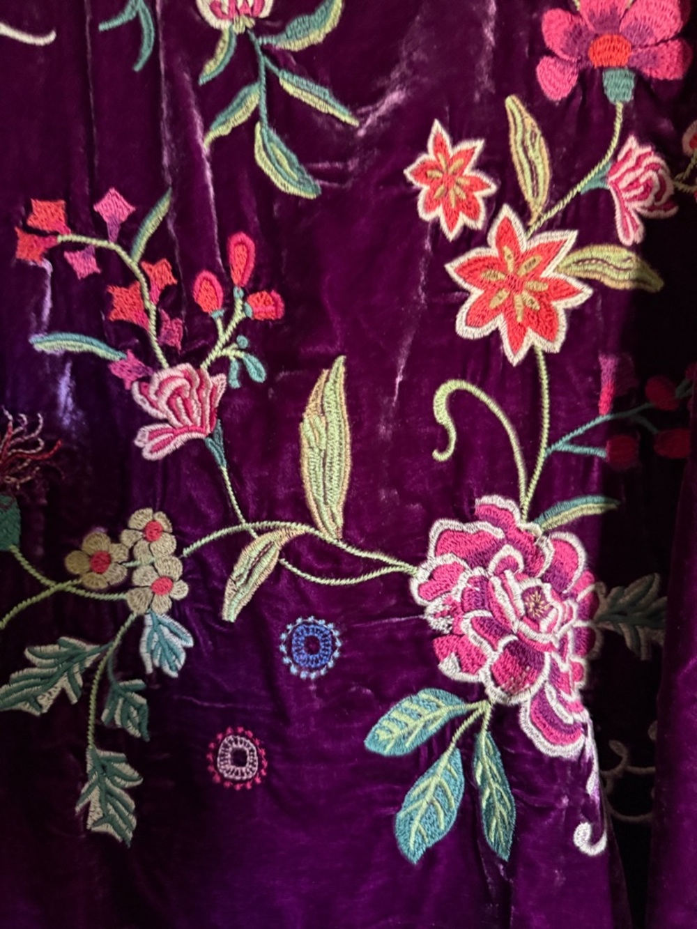 Johnny Was Boatneck Nikkola Velvet Blouse - Picture 11 of 16
